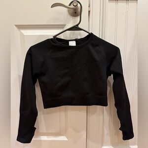 AYBL long sleeve cropped workout shirt. NWT